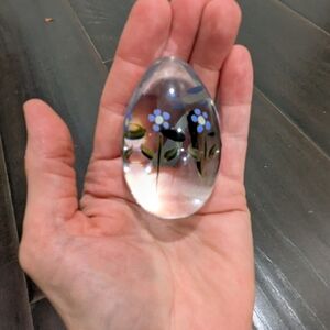Crystal Egg Hand Painted.